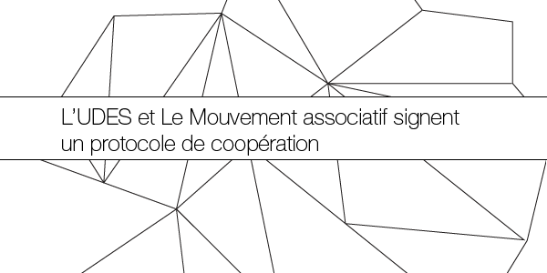 CP –  L’UDES et le Mouvement associatif signent un protocole de coopération