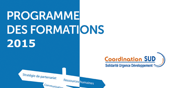 Coordination Sud – Formations 2015