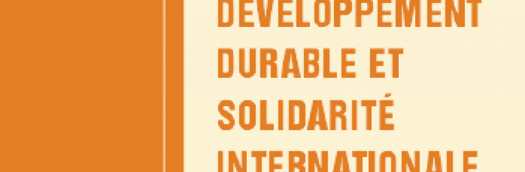 Coordination Sud: contributions aux Assises du développement et de la solidarité internationale
